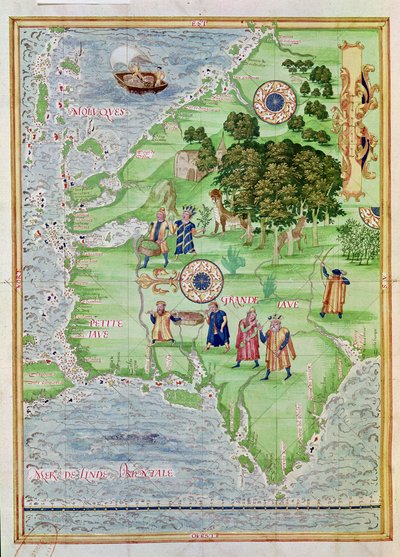 The Spice Trade in the Moloccas, from 